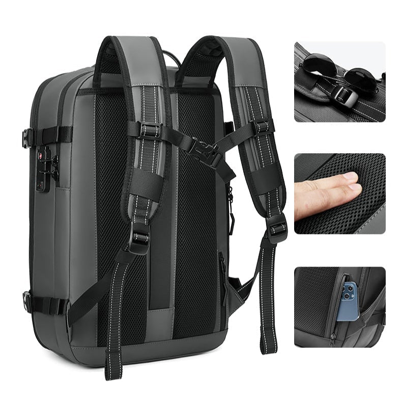 Mochila de viaje| Mochila versátil para viajes sin complicaciones